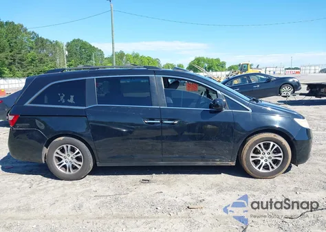 2011 Honda Odyssey Ex-L из США, поврежденный, VIN 5FNRL5H67BB087064